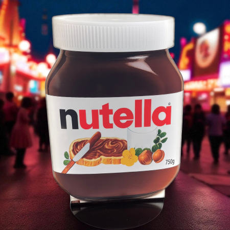 3D LED double-sided Nutella jar sign