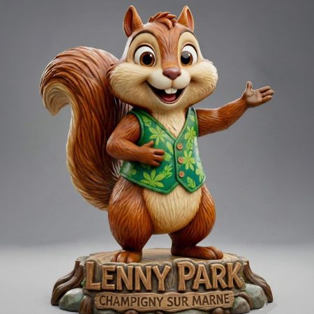 Chipmunk animal 3D statue