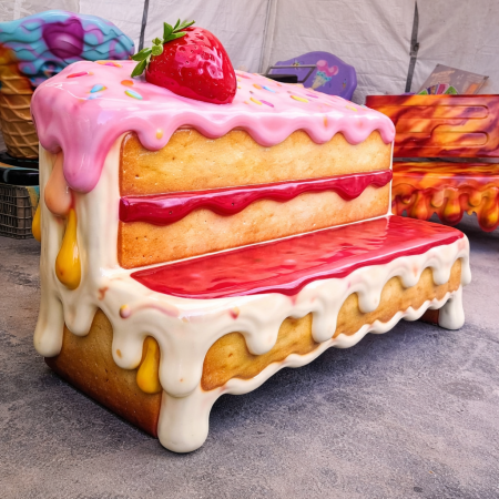 Strawberry Cake Bench